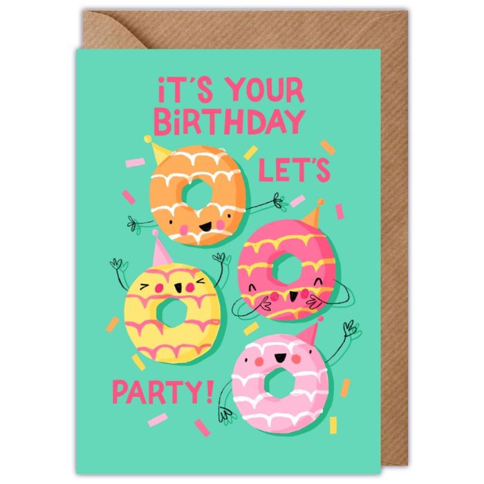 Party Rings Birthday Card