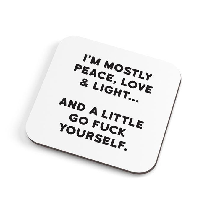 Peace, Love & Light Coaster