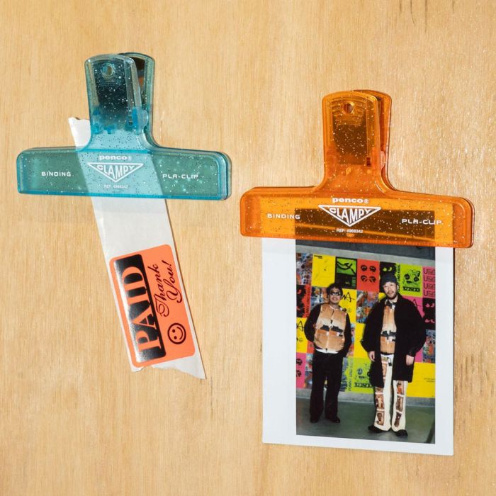 Hightide Penco Clampy Glitter Plastic Clip
