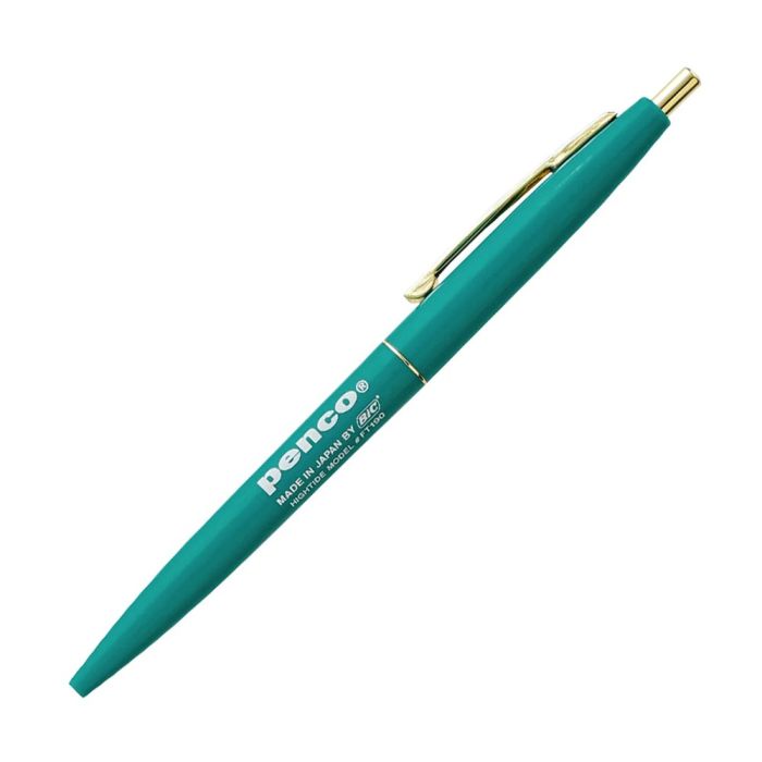 Hightide Penco Turquoise Knock Ballpoint Pen