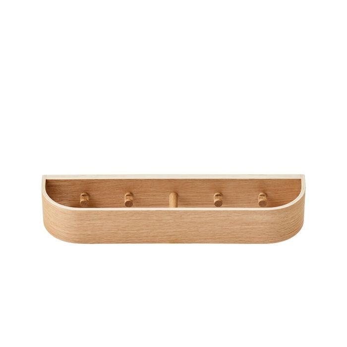 Audo Epoch Coat Rack, 50cm, Natural Oak
