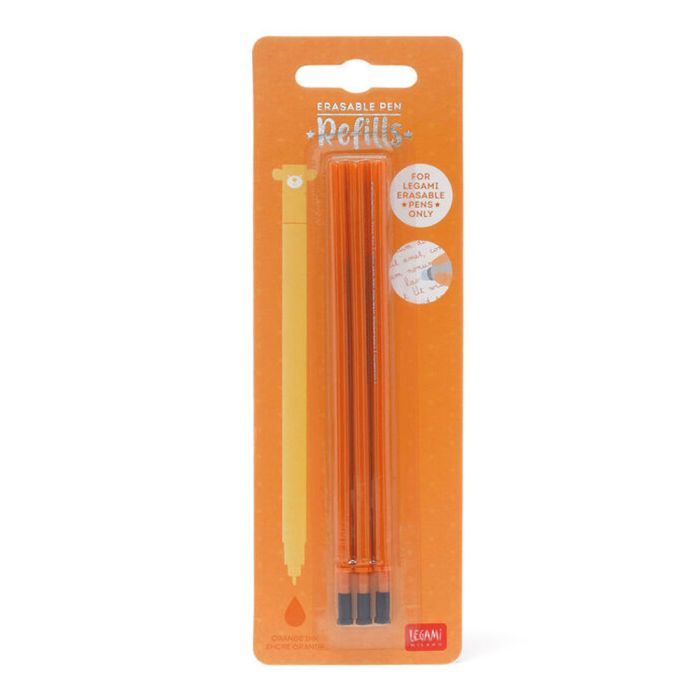 Legami Erasable Pen Refills - Orange