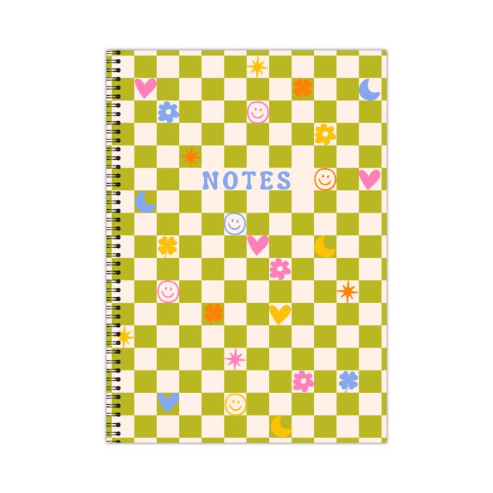 Retro Icons A5 Notebook