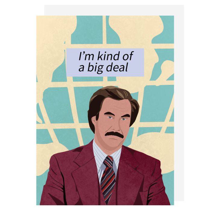 Ron Burgundy Card