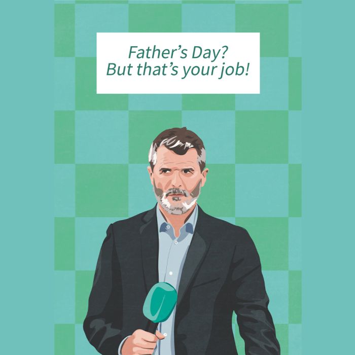 Roy Keane Father's Day Card