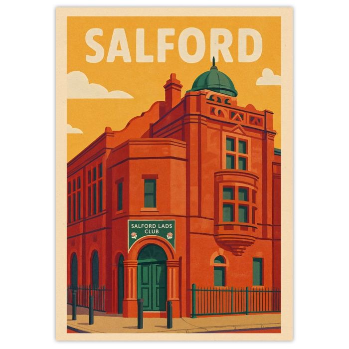 Salford Lads Club A3 Print
