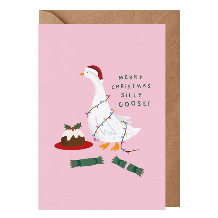 Silly Goose Christmas Card