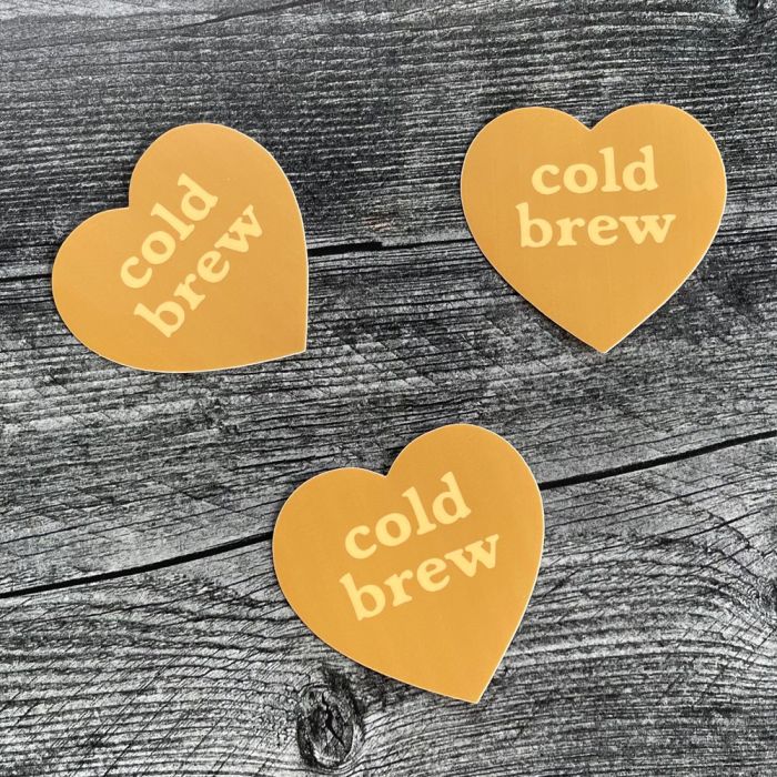 Silver Spider Sticker - Cold Brew