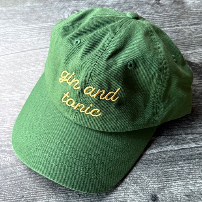 Silver Spider Dad Cap - Gin and Tonic