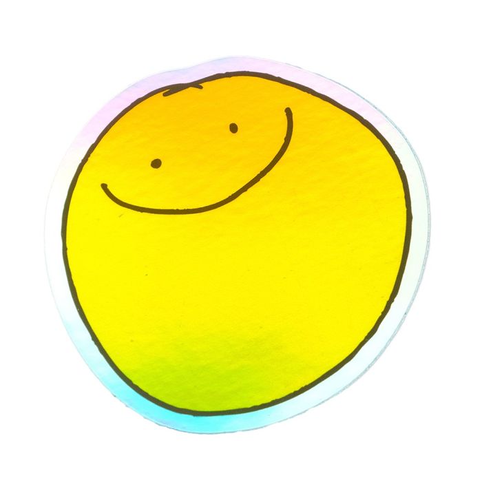 Proper Good Smiley Face Sticker