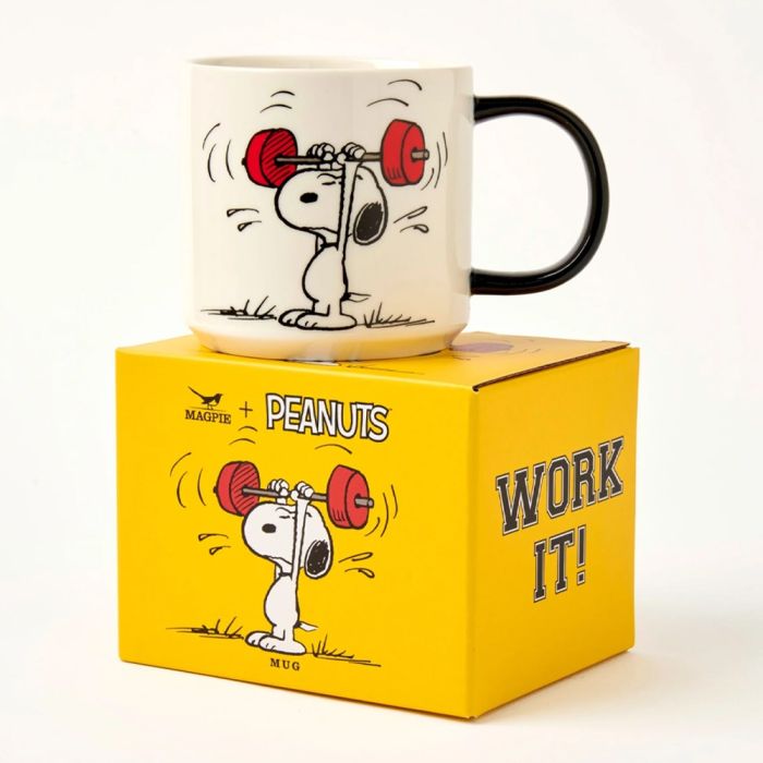 Snoopy Mug - Work It! Snoopy Gym