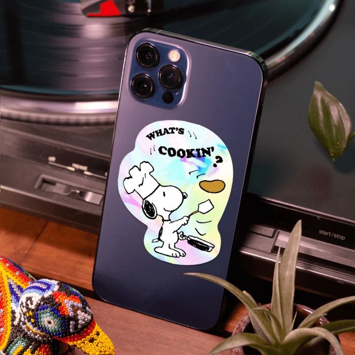 Peanuts Sticker Snoopy What's Cookin?