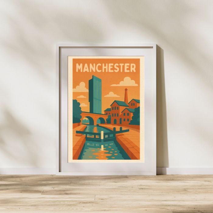 Manchester Canal A3 Print
