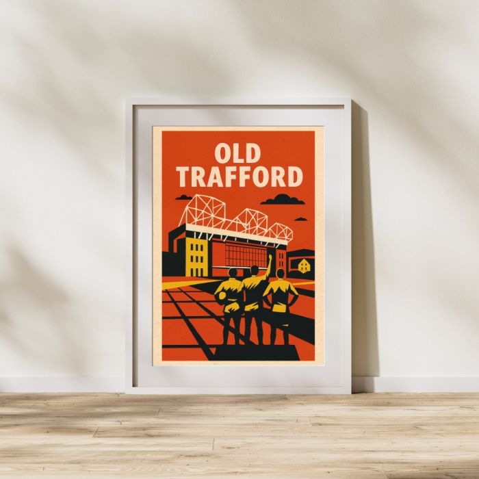 Old Trafford Stadium A3 Print