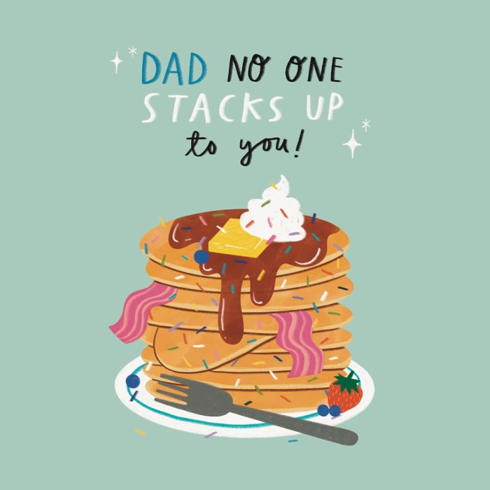 Stacks Up to You Father's Day Card