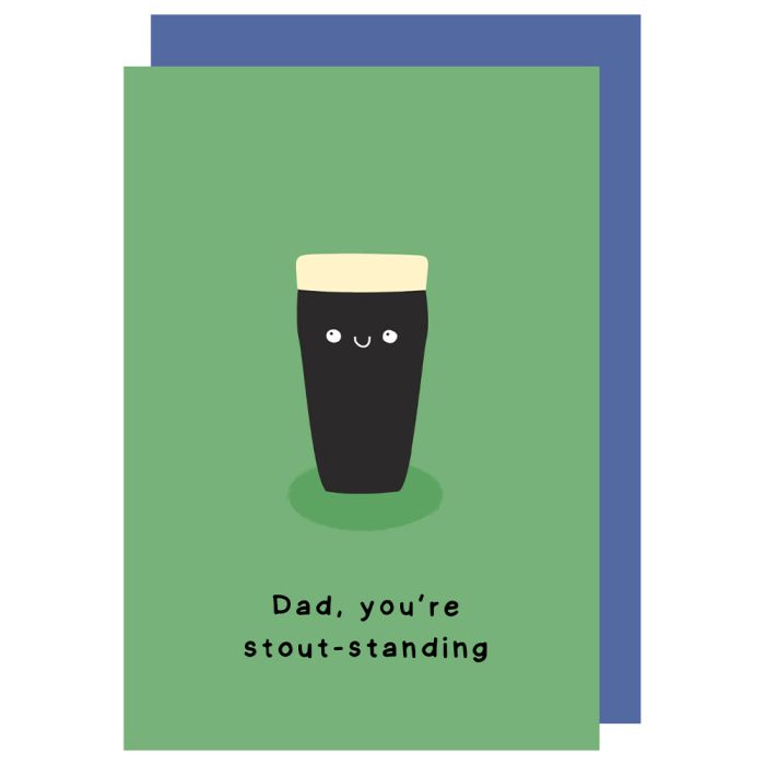 Stout-standing Father's Day Card