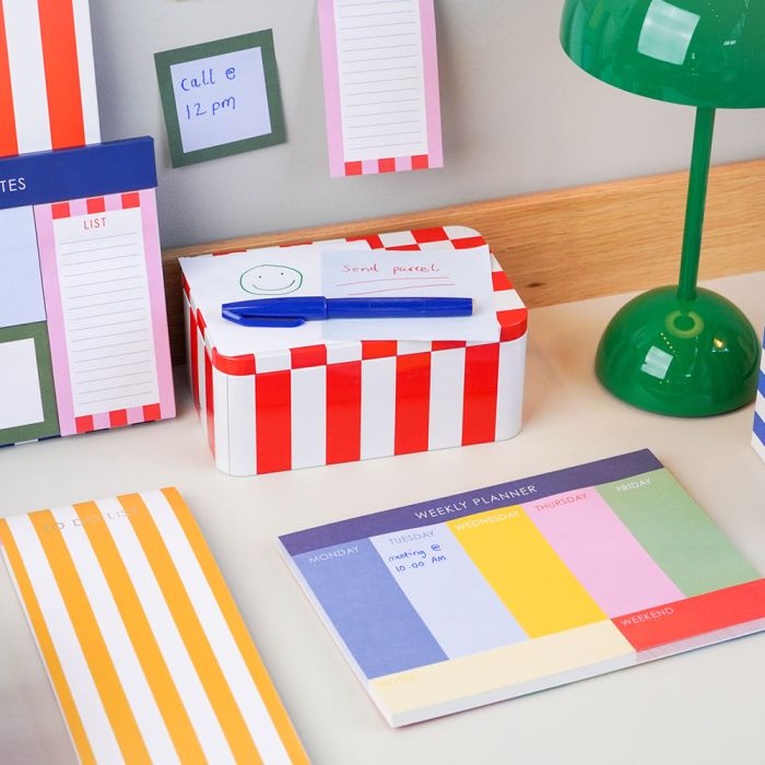 Colour Block Weekly Planner Desk Pad