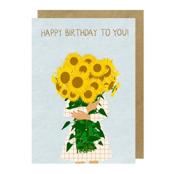 Birthday Sunflowers Card