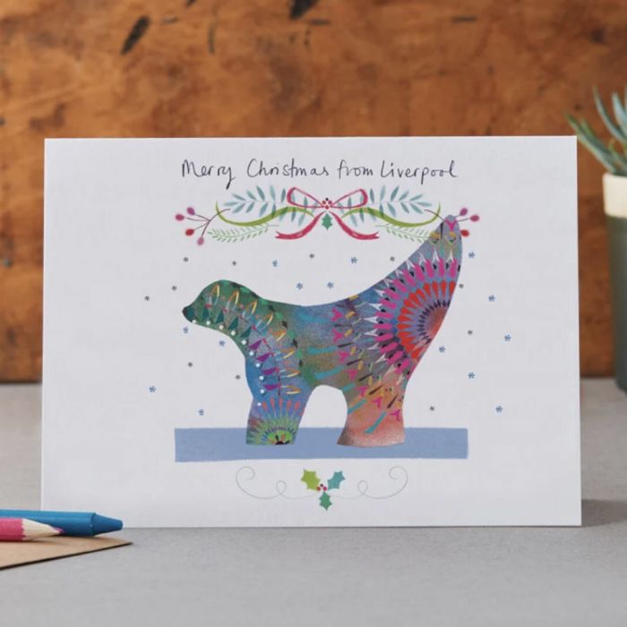 I Drew This Liverpool Superlambanana Christmas Card