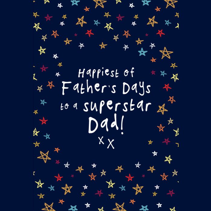 Superstar Dad Father's Day Card