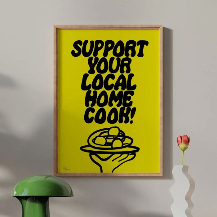 Home Cook A3 Print