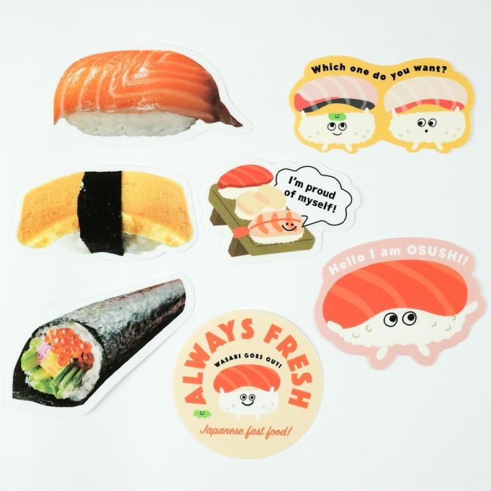 Greeting Life Sticker Pack - Sushi