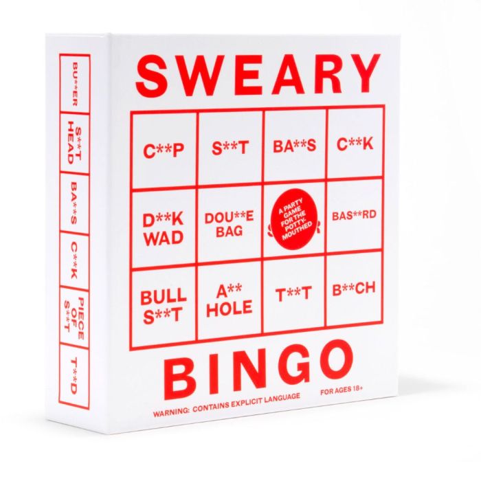 Sweary Bingo Game