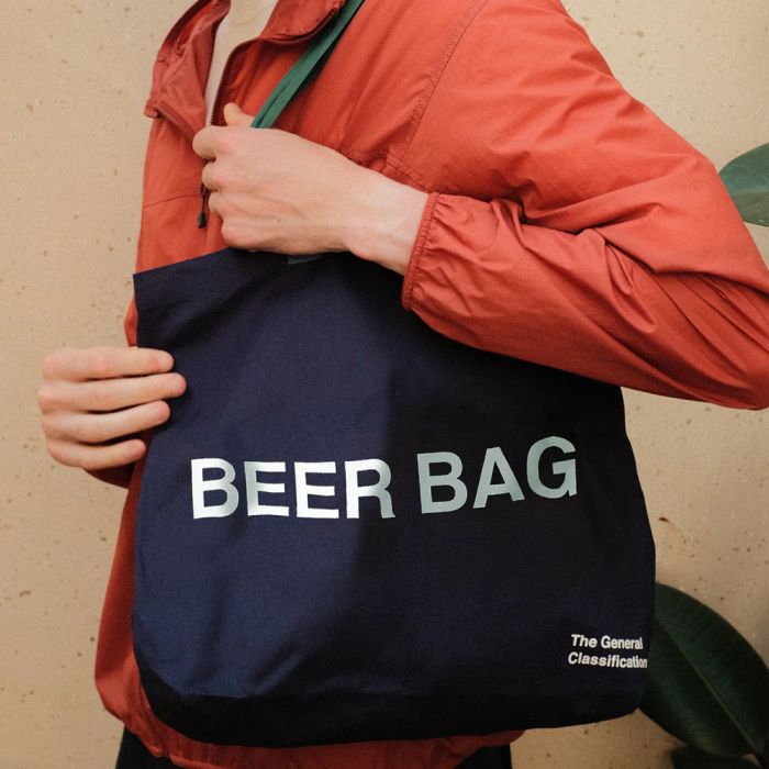 The General Classification Beer Tote Bag - Navy
