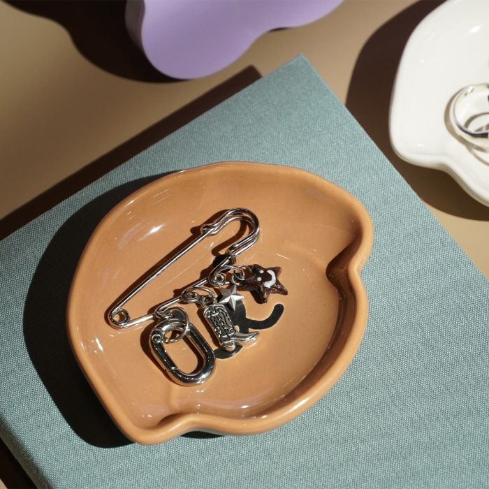 Ceramic Trinket Dish - Brown Dog