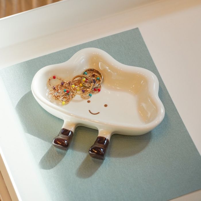 Ceramic Trinket Dish - Cloud