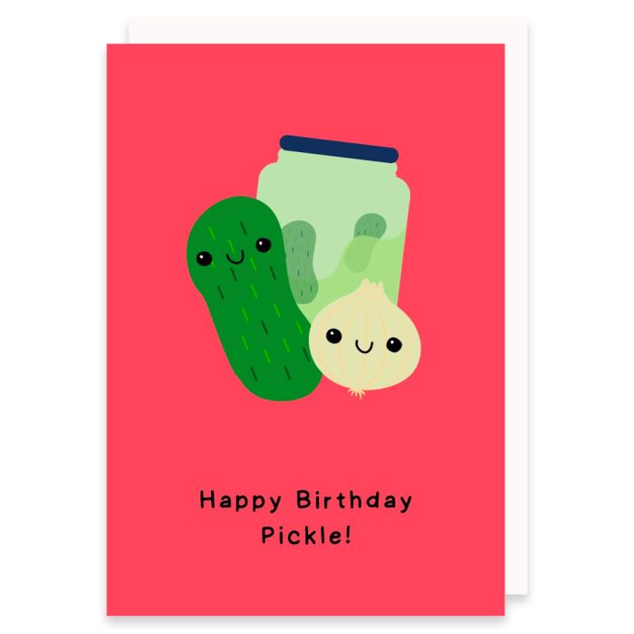 Happy Birthday Pickle Card