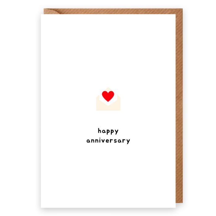 Happy Anniversary Letter Card