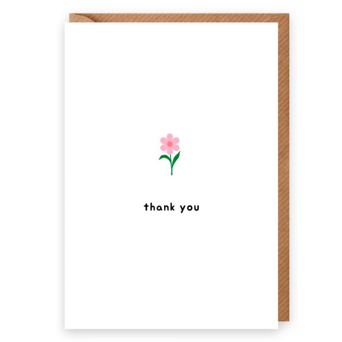 Thank You Flower Card