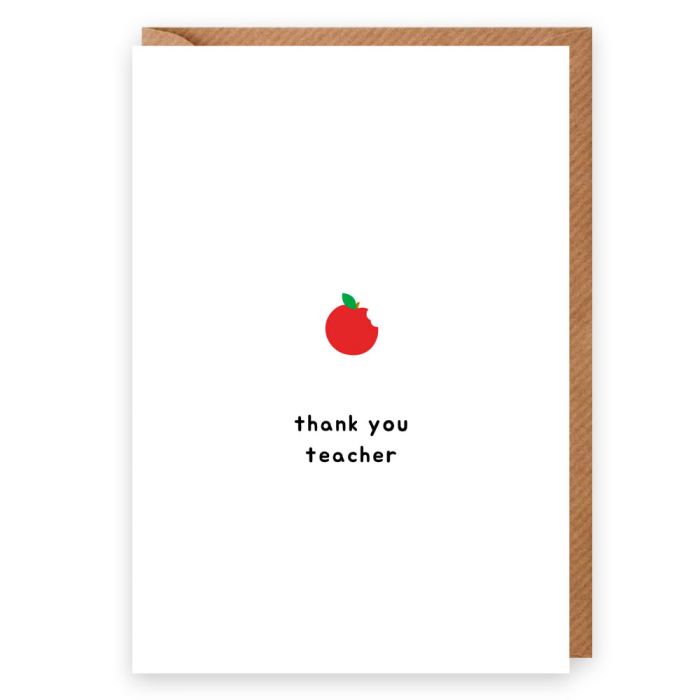 Thank You Teacher Apple Card