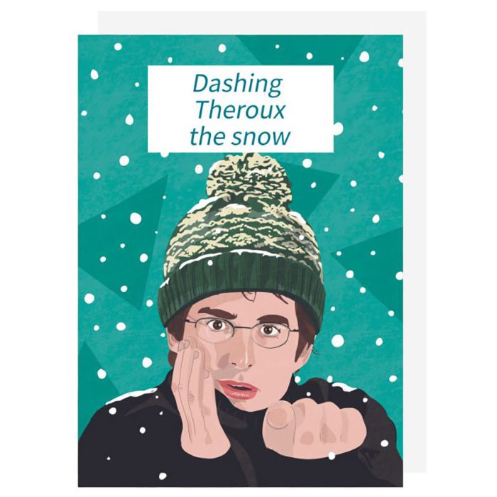 Dashing Theroux The Snow Christmas Card