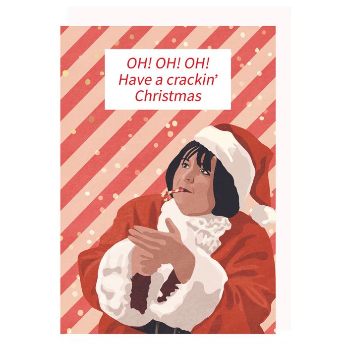 Funny Christmas Card For Wife - Holiday Greeting Card With Envelope Stocking Stuffer Gift