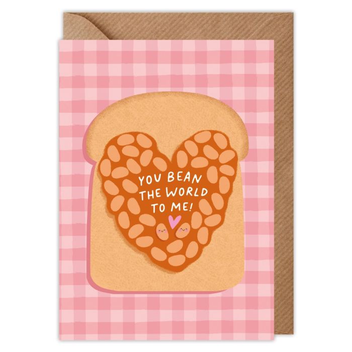 You Bean The World To Me Valentines Card