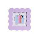 Helio Ferretti Petal Photo Frame 10x10cm - Violet