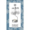 Pluto Design Snow Star Rotary Candle Holder