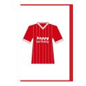 Happy Birthday Red 80s Shirt Card