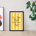 Floh Five Stars Would Eat Here Again Print - A4