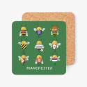 Manchester Bees Coaster