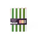 Set of 3 Breton Stripe Ruled A6 Notebooks