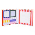 Red Stripe Sticky Notes & Notepad Set