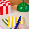 Set of 3 Breton Stripe Ruled A6 Notebooks