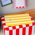 Set of 3 Breton Stripe Ruled A6 Notebooks
