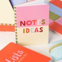 Set of 6 A6 Notebooks & Holder