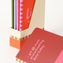 Set of 6 A6 Notebooks & Holder
