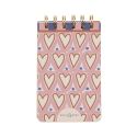 A Dopo Twin Wire Notepad - Hearts