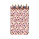 A Dopo Twin Wire Notepad - Hearts
